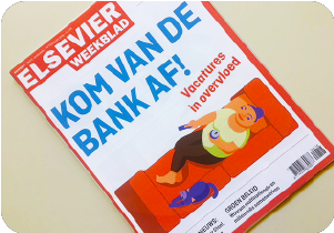 Omslag voor Elsevier weekblad door Rene van Asselt