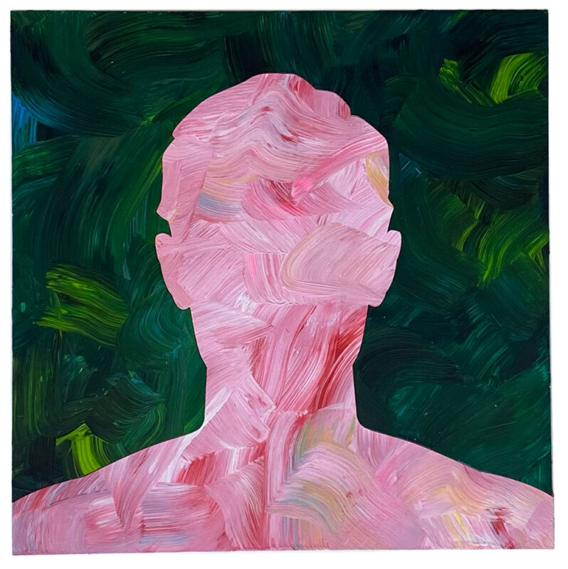 Laser  Cut: Middle Pink, 40 x 40 cm, price €175  