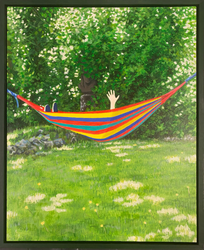 PradauxLast Tango In Paris - Acrylic on canvas board, 40 x 50 cm, price €600,- incl. frame