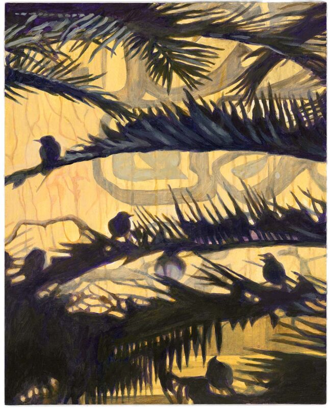 Birds in the Street, art print 50 x 60 cm, price € 180