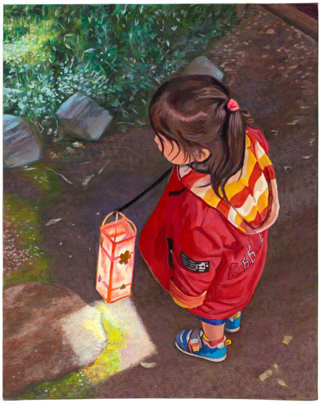 On sakura Evenings In Ritsurin Park, art print 50 x 60 cm, price € 180 