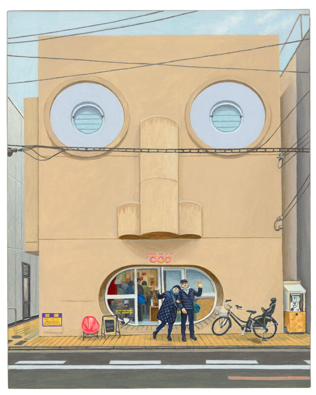 Japanese Architecture, art print 50 x 60 cm, price € 180