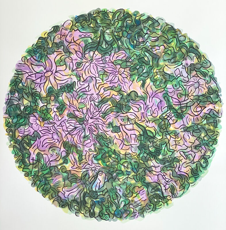 360º watercolor drawing 4