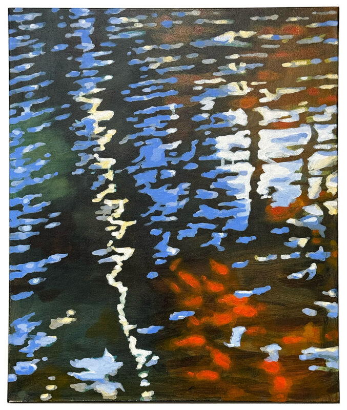 Reflectie 1- Acrylic on canvas, 60 x 70 cm, price €500,-